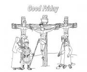 Printable good friday 2 coloring pages