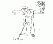 Printable summer golf sports s88ef coloring pages