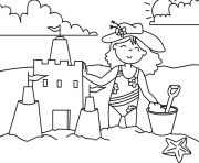 Printable girl preschool s summer funb0db coloring pages