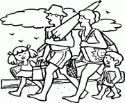 Printable preschool s summer fun with family940c coloring pages