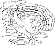Printable turkey thanksgiving s children free96ba coloring pages