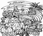 Printable harvest cornucopia thanksgiving s to print10c2 coloring pages