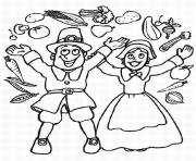 Printable pilgrim boy and girl thanksgiving s to print3b5d coloring pages