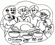 Printable thanksgiving s precious moments with family07e1 coloring pages