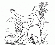 Printable thanksgiving s of native americans indians356d coloring pages