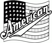 Printable printable american flag coloring pages
