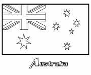 Printable australian flag  printable coloring pages