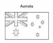 Printable australian flag free coloring pages