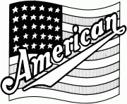 Printable american flag marvelous coloring pages