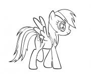 Printable rainbow dash 1 coloring pages