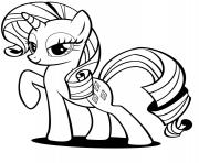 Printable rainbow dash cute pony coloring pages