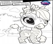 special edition zebra zinnia gardner coloring pages