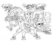 Printable wild kratts The  coloring pages