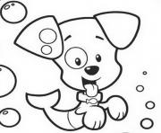 Printable puppy bubble guppies sa6c4 coloring pages