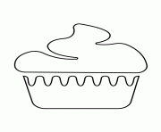 Printable cupcake stencil 6 coloring pages
