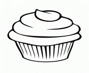 Printable printable cupcake f12c coloring pages