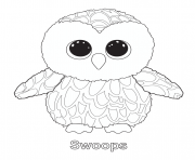 Printable swoops 2 beanie boo coloring pages