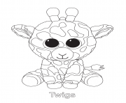 Printable twigs beanie boo coloring pages