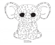 Printable ellie beanie boo coloring pages