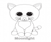 Printable moonlight beanie boo coloring pages