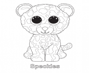 Printable speckles beanie boo coloring pages