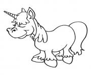 Printable Unicorn Above The Clouds unicorn coloring pages
