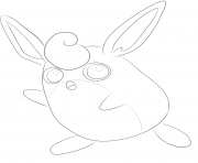 Printable 040 wigglytuff pokemon coloring pages