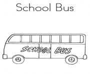 Printable school bus  free coloring pages