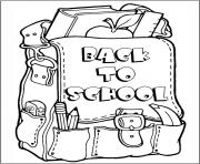 Printable back to school coloring pages