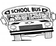 Printable a cramped school bus coloring pages