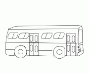 Printable bus for kids coloring pages