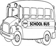 Printable school bus transportation coloring pages