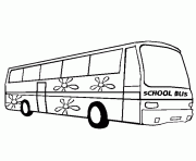 Printable school bus picture coloring pages