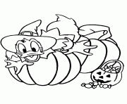 Elmo Halloween Disney Coloring Pages Printable Daisy Duck Witch Costume