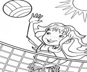 Printable sport volleyball s for girls bf4d coloring pages