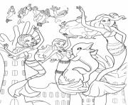 Printable girls s barbie mermaidc1b4 coloring pages