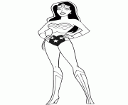 Printable wonder woman for girls coloring pages