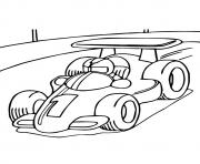 Printable The Race Car a Coloring he a4 coloring pages
