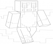 Printable minecraft stampy coloring pages