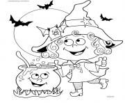 Printable halloween with coloring pages