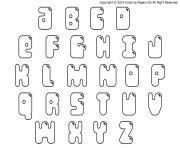 Printable bubble letters printable coloring pages