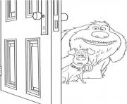Printable duke and max open a door secret life of pets coloring pages