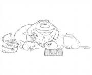 Printable all the family together secret life of pets coloring pages