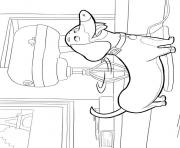 Printable buddy secret life of pets coloring pages