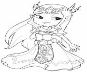 Printable zelda games coloring pages