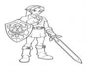 Printable link form zelda ready coloring pages