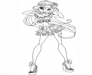 Printable bloom winx club coloring pages