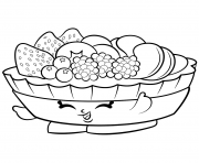 Printable Exclusive Fifi Fruit Tart to Color shopkins season 2 coloring pages