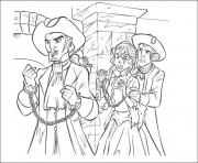 Printable princess has captured pirates of the caribbean coloring pages