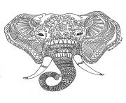 Adult Difficult Butterflies Coloring Pages Printable Elephant Hard Zen